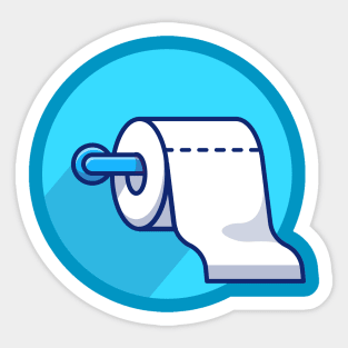 Toilet paper roll carton Sticker